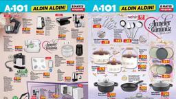 RAFLARDA SATIŞTA! A101 ANNELER GÜNÜ 8 MAYIS ALDIN ALDIN KATALOĞU | A101 Aldın Aldın aktüel kataloğunda bu hafta hangi ürünler satışa çıktı? Dikiş Makinesi, Stand Mikser, Çay Makinesi, Tost Makinesi...
