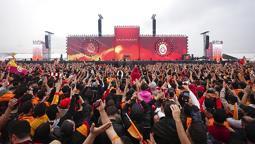 Galatasaray'ın şampiyonluk kutlamasından kareler