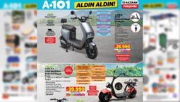 YEPYENİ A101 12 HAZİRAN 2025 AKTÜEL KATALOG! A101 aktüel kataloğu 12 Haziran Perşembe Aldın Aldın indirimli ürünleri: Spor ekipmanları, Elektrikli Bisiklet, Moped...
