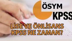 LİSE VE ÖNLİSANS KPSS ne zaman?✒️ KPSS lise bu sene var mı? KPSS önlisans yapılacak mı?