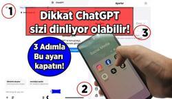 Yapay zeka kullanıcıları dikkat! ChatGPT sizi dinliyor olabilir: Bu ayarı hemen kapatın