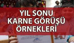 KARNE GÖRÜŞÜ ÖRNEKLERİ 2025 || 2. dönem öğretmen karne görüşleri! İlkokul, ortaokul, lise başarılı, orta ve başarısız öğrenciler İçin 60 farklı yorum