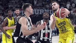 Beşiktaş Fibabanka - Fenerbahçe Beko maçından kareler