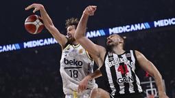 Fenerbahçe Beko - Beşiktaş GAİN maçından kareler