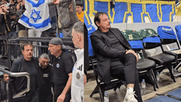 Maccabi Rapyd - Panathinaikos maçında Ergin Ataman'a çirkin saldırı!