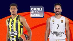 Fenerbahçe, EuroLeague'de Real Madrid'i ağırlıyor! Maçın heyecanı canlı yayın ve canlı sohbet ile Misli'de