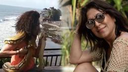 Asuman Dabak piton yılanını öptü