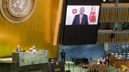 Cumhurbaşkanı Erdoğan'ın İsrail eleştirilerini duyunca salonu terk etti!