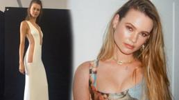 Behati Prinsloo gelinliğini ilk kez gösterdi