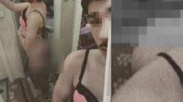 Son dakika haber | Hücre evi baskınında şok görüntü! Kadın iç çamaşırıyla selfie...