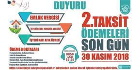 Emlak Ve Çevre Temizlik Vergisi 2. Taksitinde Son Ödeme Tarihi 30 Kasım