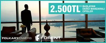 2.500 TL'den Başlayan Deniz Manzaralı Ofis Fırsatları