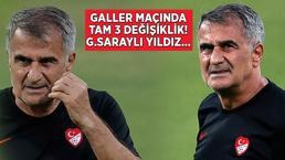 Son dakika haberi - Şenol Güneş'ten revizyon! A Milli Takım'da Galler maçında 3 değişiklik birden