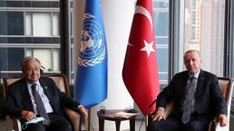Cumhurbaşkanı Erdoğan, BM Genel Sekreteri Guterres'i kabul etti