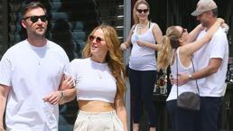 Anne olmak için gün sayan Jennifer Lawrence öğle yemeğinde