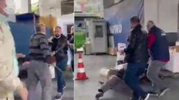 Kargoyu 'geç getirdin' kavgası! Birbirlerine girdiler