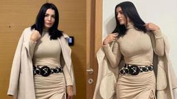 Aleyna Tilki'nin annesi Havva Öztel pozuyla dikkat çekti 