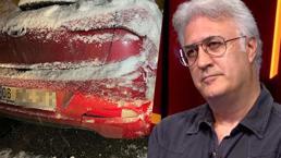 Tamer Karadağlı kaza yaptı! 'Yağan kardan nasibimizi aldık'