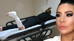 Işın Karaca ayağını kırdı! 'İş kazası deyip geçme'