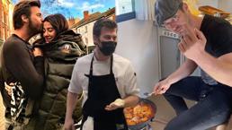 Sabah kahvaltısı Kıvanç'tan! Tatlıtuğ bu kez menemen yaptı