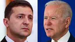 Zelenskiy Biden ile görüştü! 'Cesaret övgüsü'