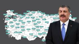 Son dakika! Haftalık koronavirüs vaka haritası açıklandı
