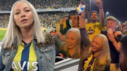 Ece Seçkin'in Kadıköy sokaklarında derbi coşkusu