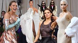 Met Gala 2022'ye Kim Kardashian ve Blake Lively damga vurdu!