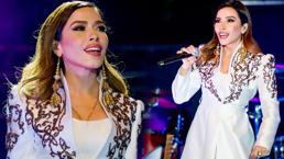 Burcu Güneş'in 150 bin TL'lik elbisesi dikkat çekti!