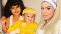 Ceylan çocuklarıyla poz verdi! 'Ben fotoğrafta üç arkadaş görüyorum'