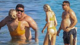 Ronaldo'nun tatildeki görüntüsü dikkat çekti! Verdiği kilolar geri geldi