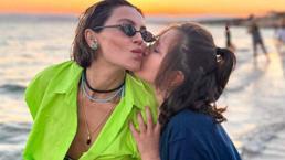 Günay Musayeva ve oğlu Cihangir, Çeşme tatilinde