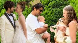 Ece Çeşmioğlu ve Taner Ölmez'den Zeynep'li kutlama