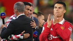 Cristiano Ronaldo'dan canlı yayında Liverpool efsanesine şok!