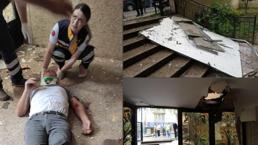 Her şeyi kuşu için yaptı, 20 metreden düştü