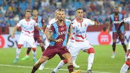 Trabzonspor, Kızılyıldız'ı 2-1'le geçti! Kırmızı kart