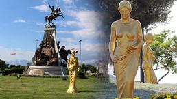 Altın Portakal'ın simgesi 'Venüs' heykelleri, Antalya caddelerinde