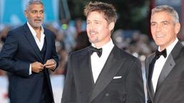 George Clooney'den kendisini 'dünyanın en yakışıklı erkeği' seçen Brad Pitt'e cevap!