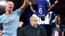 Şampiyonlar Ligi'nde son rekor bükücü Haaland! Messi ve Di Maria tarih yazdı