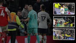 Arsenal kazandı, ortalık karıştı! Taraftar kaleciye tekme attı