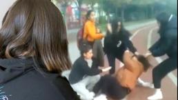 Liseli kızı arkadaşları öldüresiye dövdü! Görüntüleri 'kavga' grubunda paylaştılar
