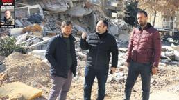 ‘Kolonları kesilen binalar gördük’