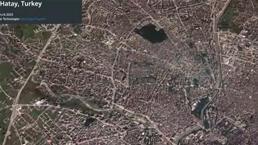 Japon bilim adamı depremin uydu görüntülerini paylaştı