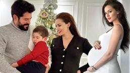 Fahriye Evcen küçük oğlu Kerem'i ilk kez paylaştı!