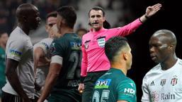 Beşiktaş-Giresunspor maçında Aboubakar'ın tartışma yaratan pozisyonu! 'VAR için çok net kanıt var'