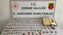 Edirne’de 189 tarihi eser ele geçirildi