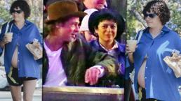 Brad Pitt ile aşk yaşadığı idia edilmişti! Alia Shawkat karnı burnunda görüntülendi