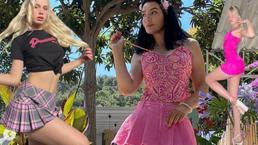 Aleyna Tilki ve annesi Havva Öztel'den Barbie tarzı!