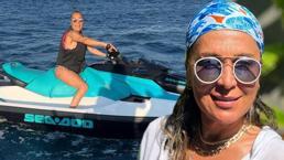 Asuman Dabak'ın jet ski keyfi