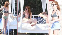 Elçin Sangu ile Yunus Özdiken Bozburun'da! Günü locada geçirdiler